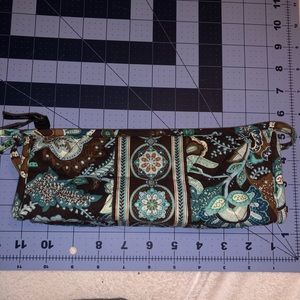 Vera Bradley Java Blue Zipper Cosmetic bag